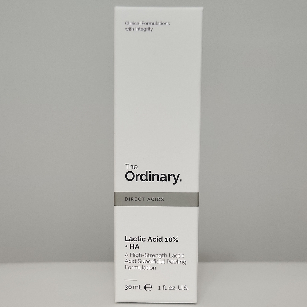 The Ordinary Lactic Acid 10% + HA Skincare Treatment - White
